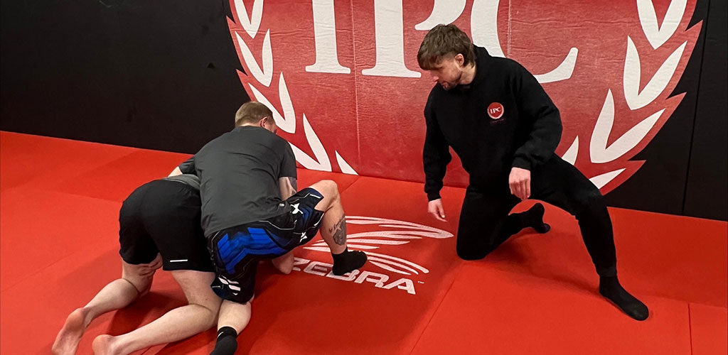 Kickboxing training session in Deeside, North Wales
